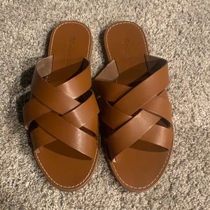Madewell Boardwalk Sandal, new size 9
